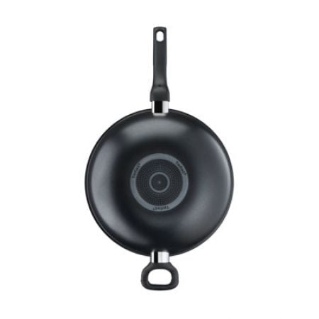 Tefal Cook Easy Black Wokpan With Glass Lid